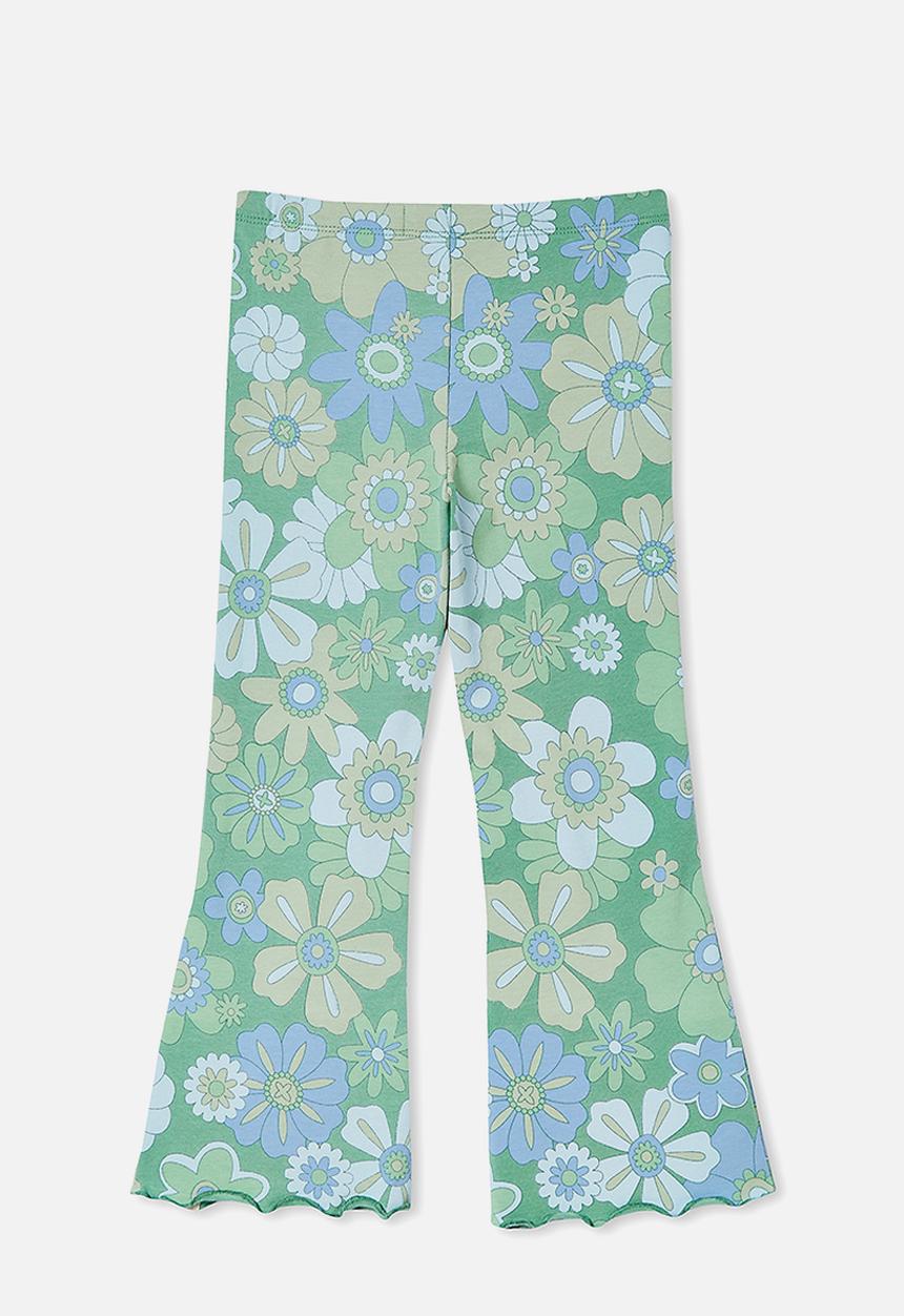 Cotton On - Francine flare pant - guac/wanda floral
