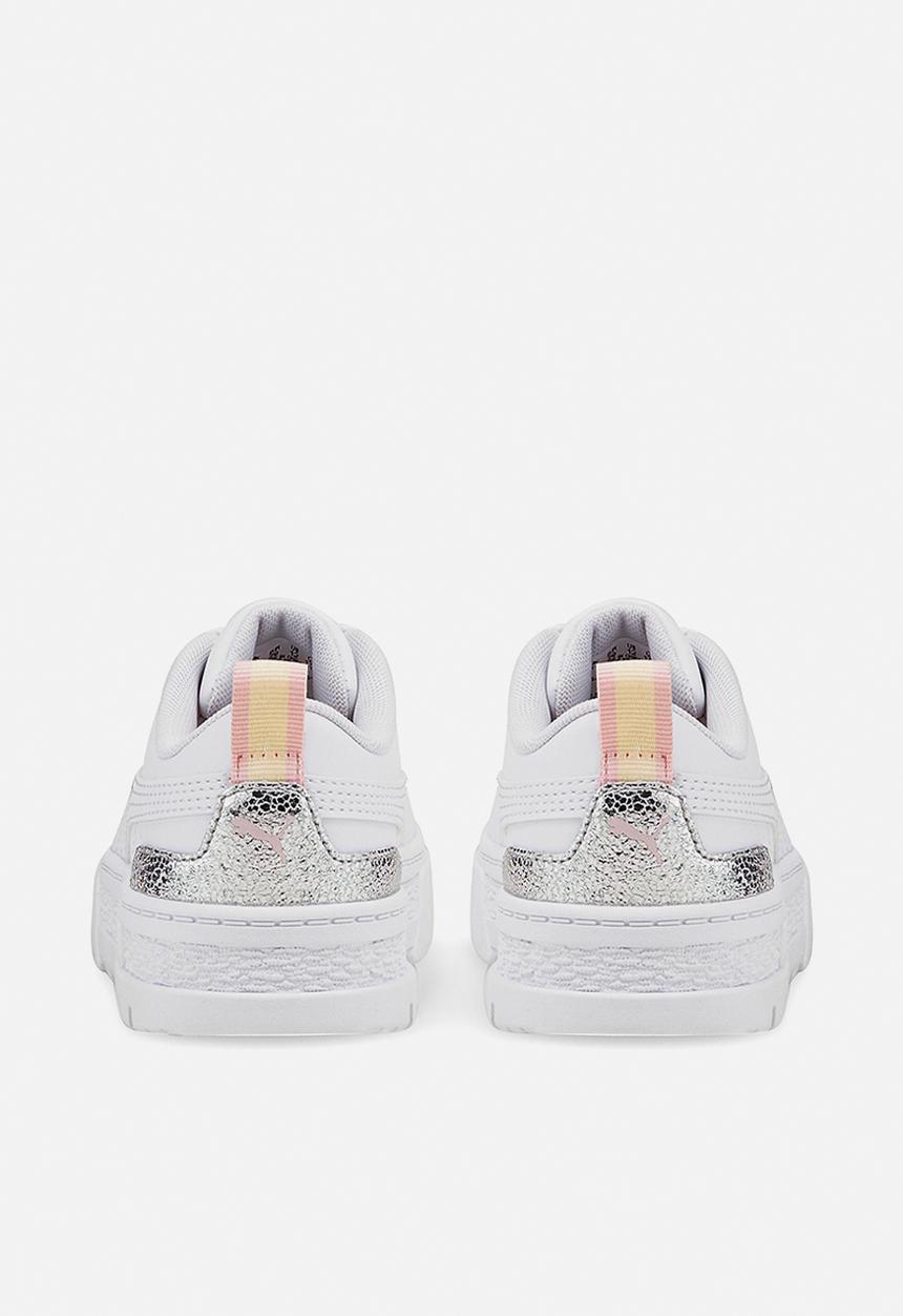 PUMA - Mayze shiny ps - puma white-chalk pink