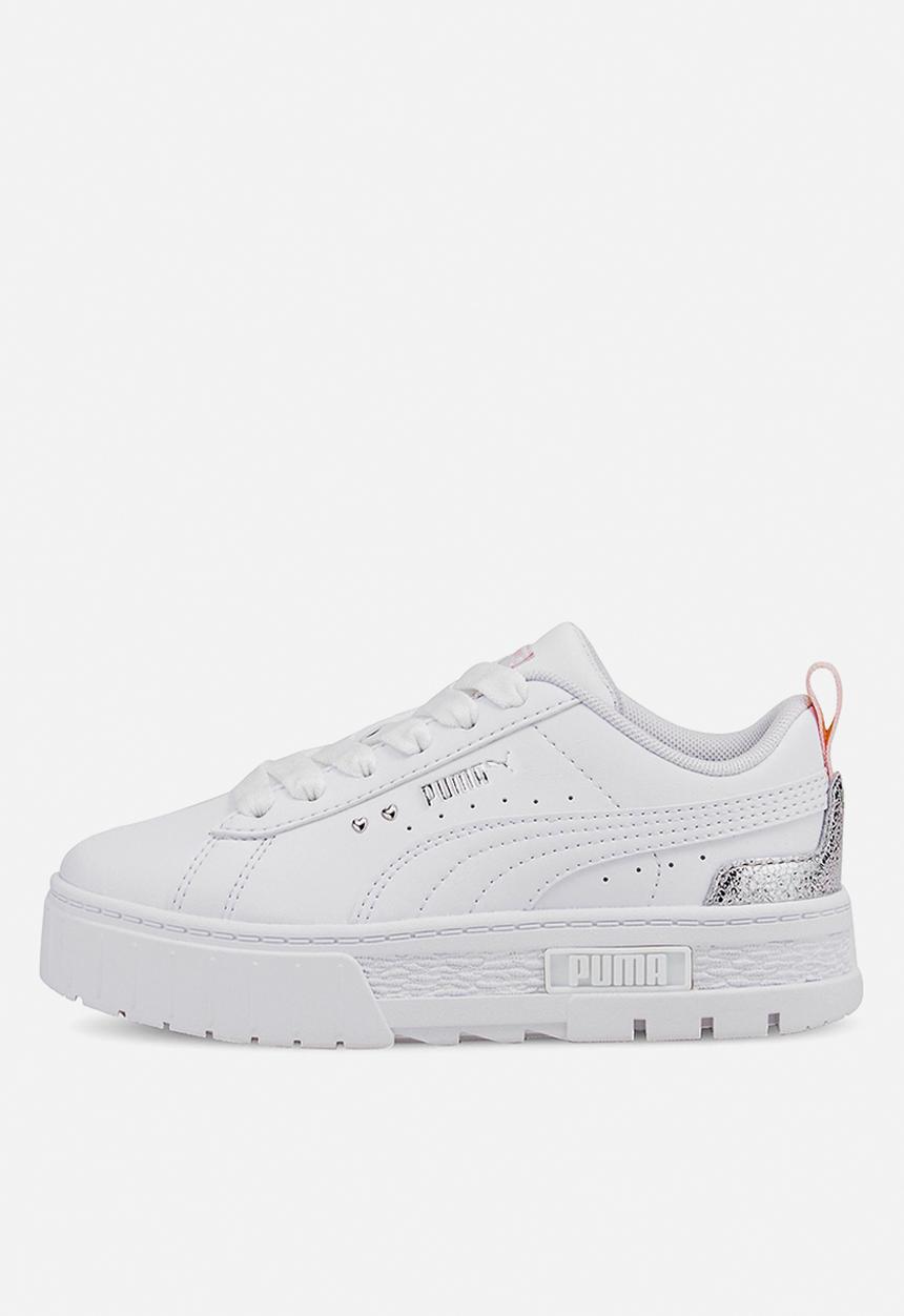 PUMA - Mayze shiny ps - puma white-chalk pink