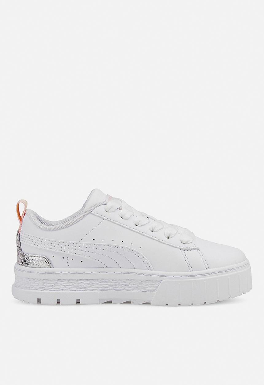 PUMA - Mayze shiny ps - puma white-chalk pink