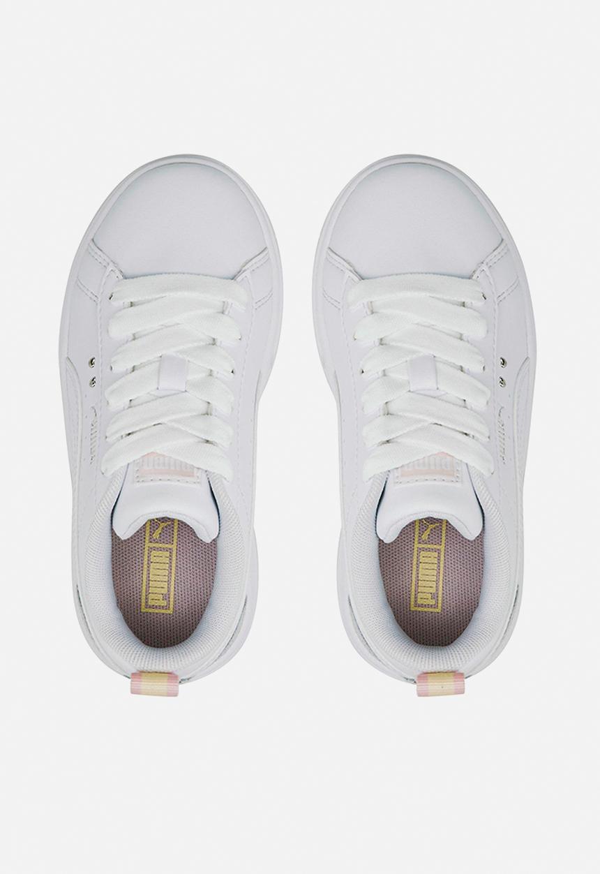 PUMA - Mayze shiny ps - puma white-chalk pink