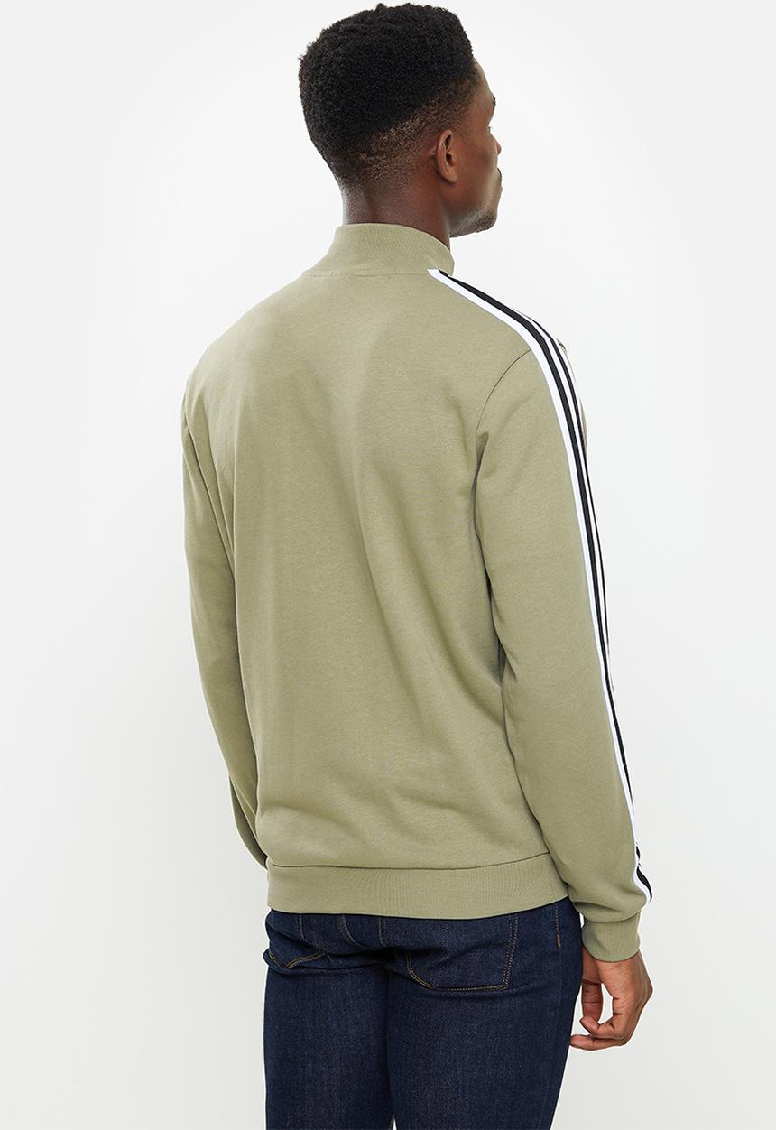 POLO - Men full zip funnel sweat - fatigue