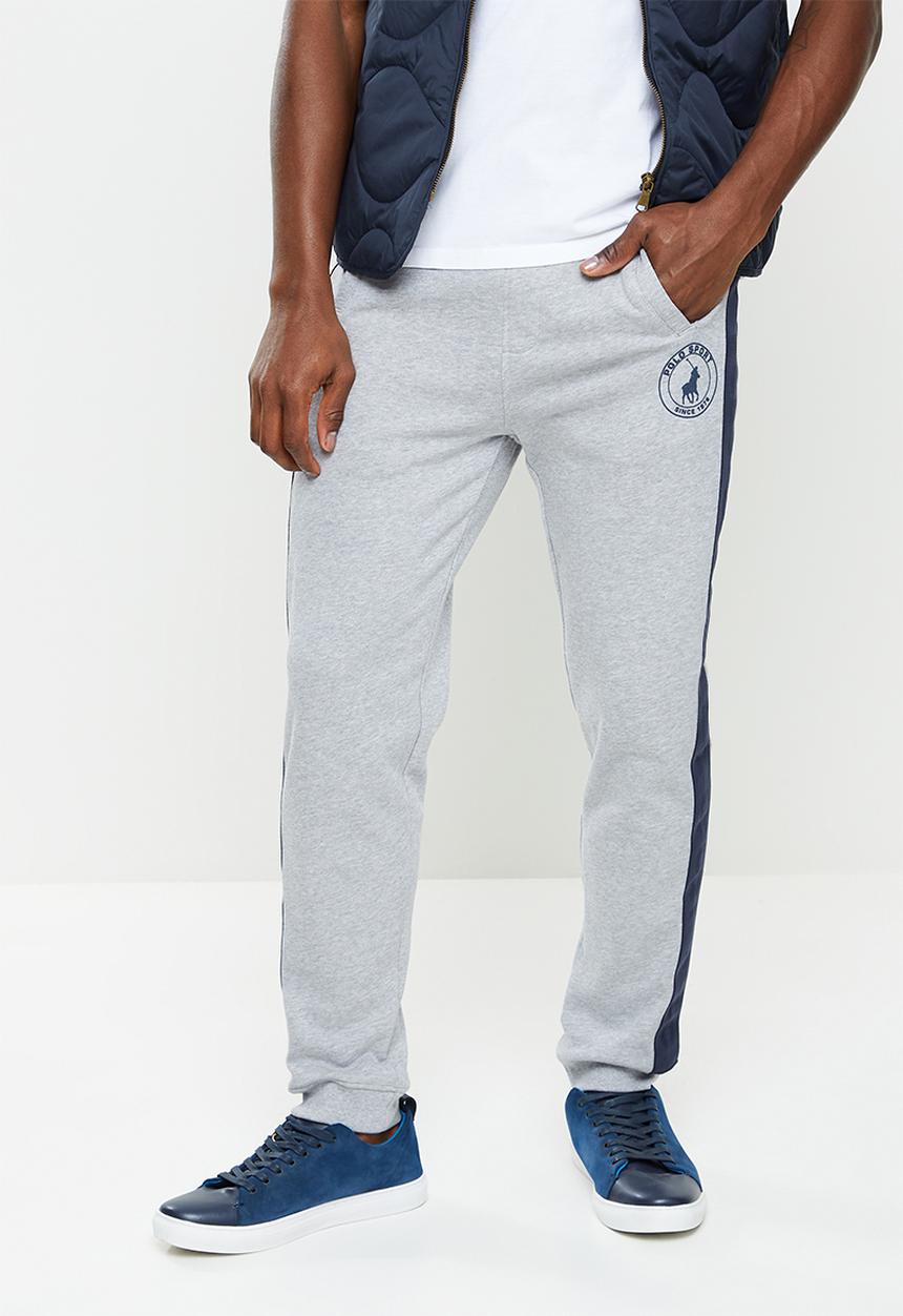 POLO - Men sport webbing jogger - grey mel