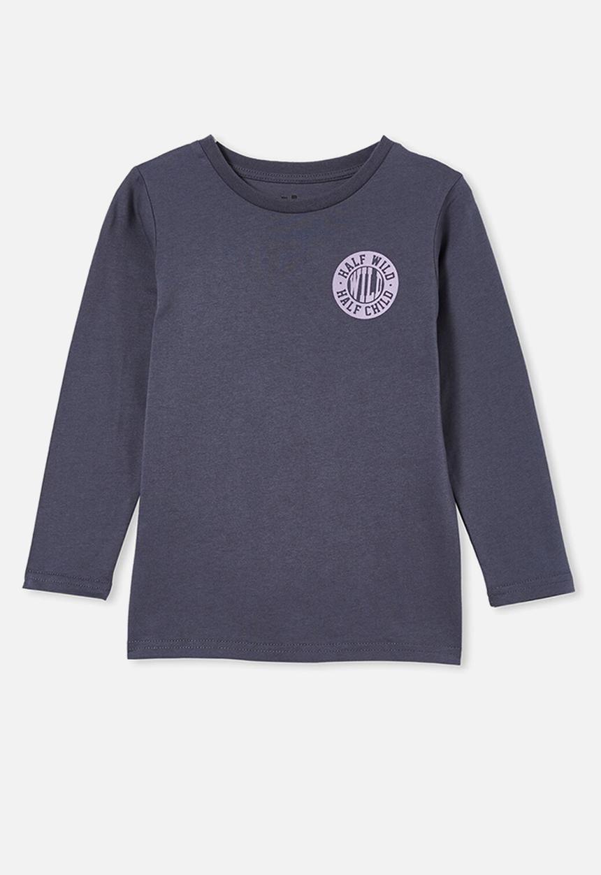 Cotton On - Max long sleeve tee - navy