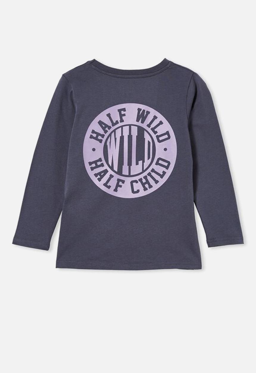 Cotton On - Max long sleeve tee - navy