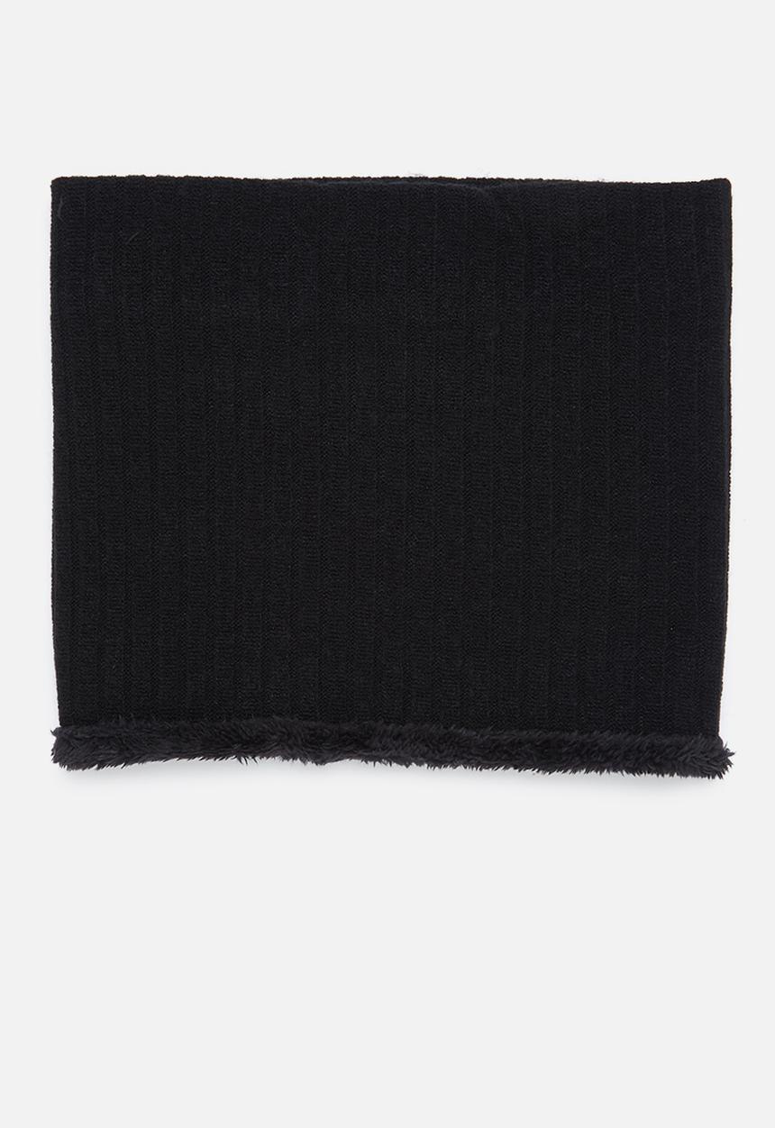 edit - Snood scarf - black