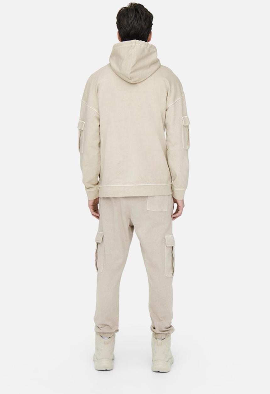Only & Sons - Kolton hoodie - grey