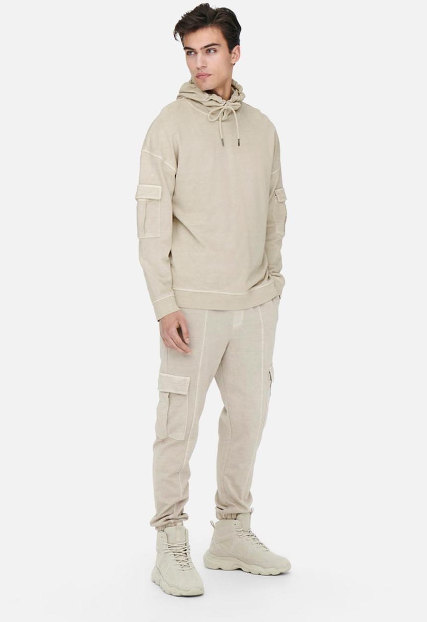 Only & Sons - Kolton hoodie - grey