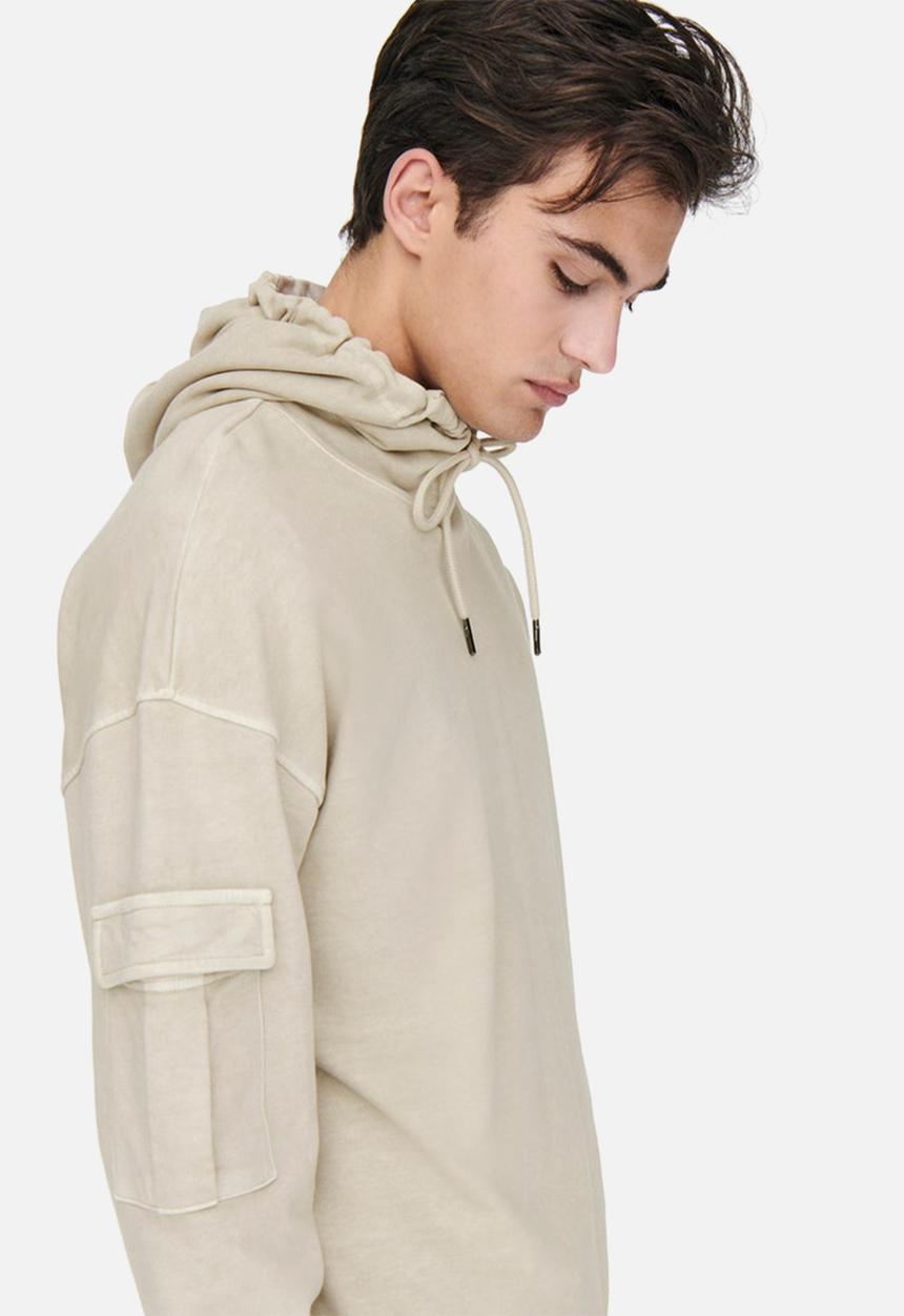 Only & Sons - Kolton hoodie - grey