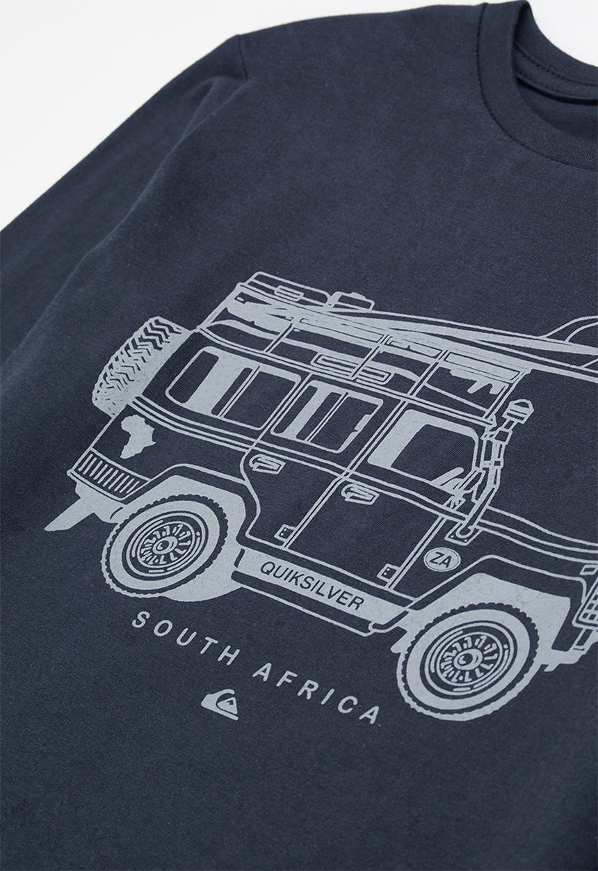 Quiksilver - South africa missions long sleeve tee yth - navy 