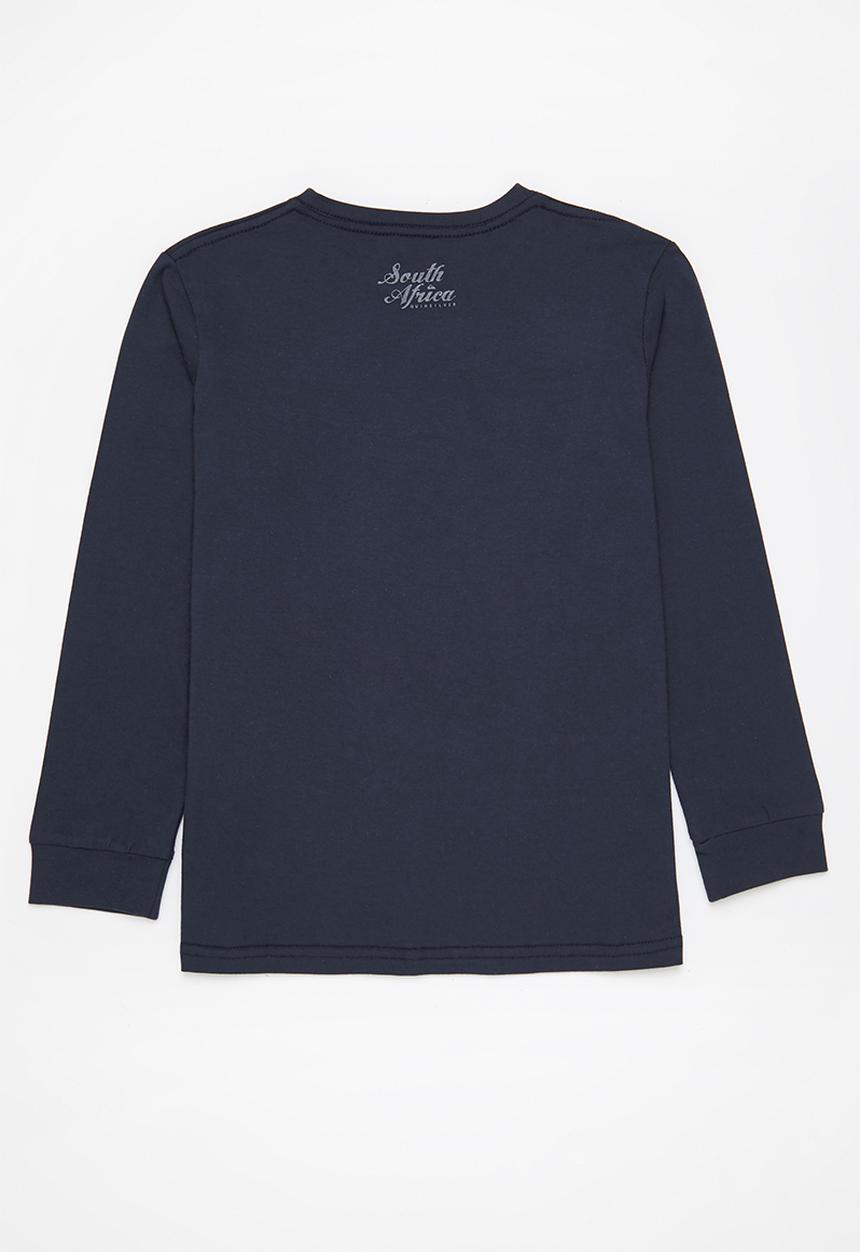 Quiksilver - South africa missions long sleeve tee yth - navy 
