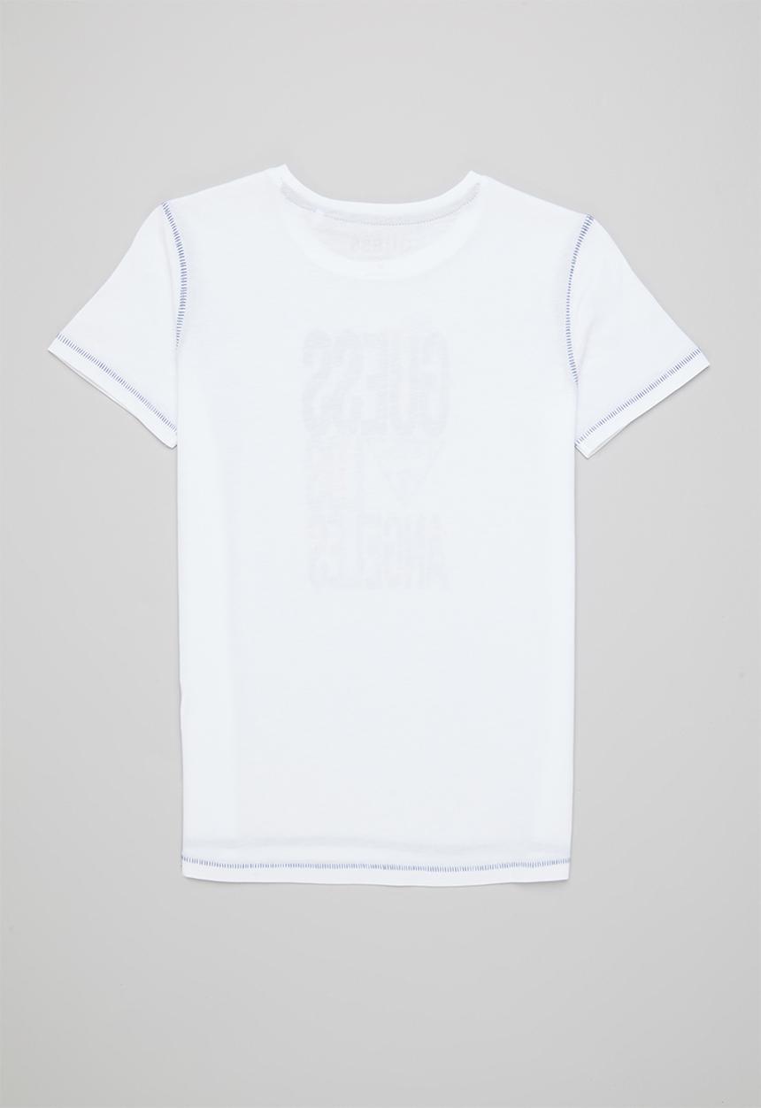 GUESS - Short sleeve guess los angeles tee - pure white
