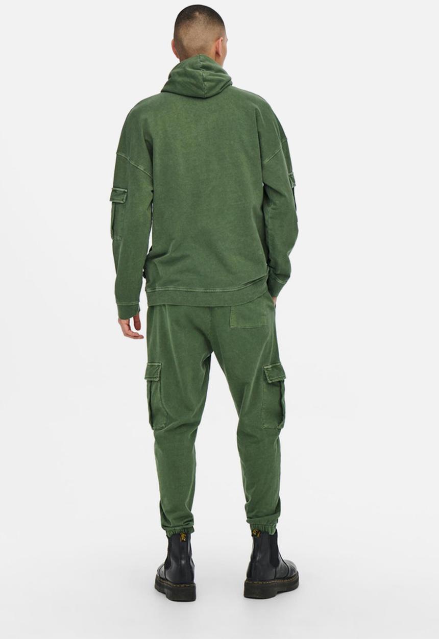 Only & Sons - Kolton hoodie - green
