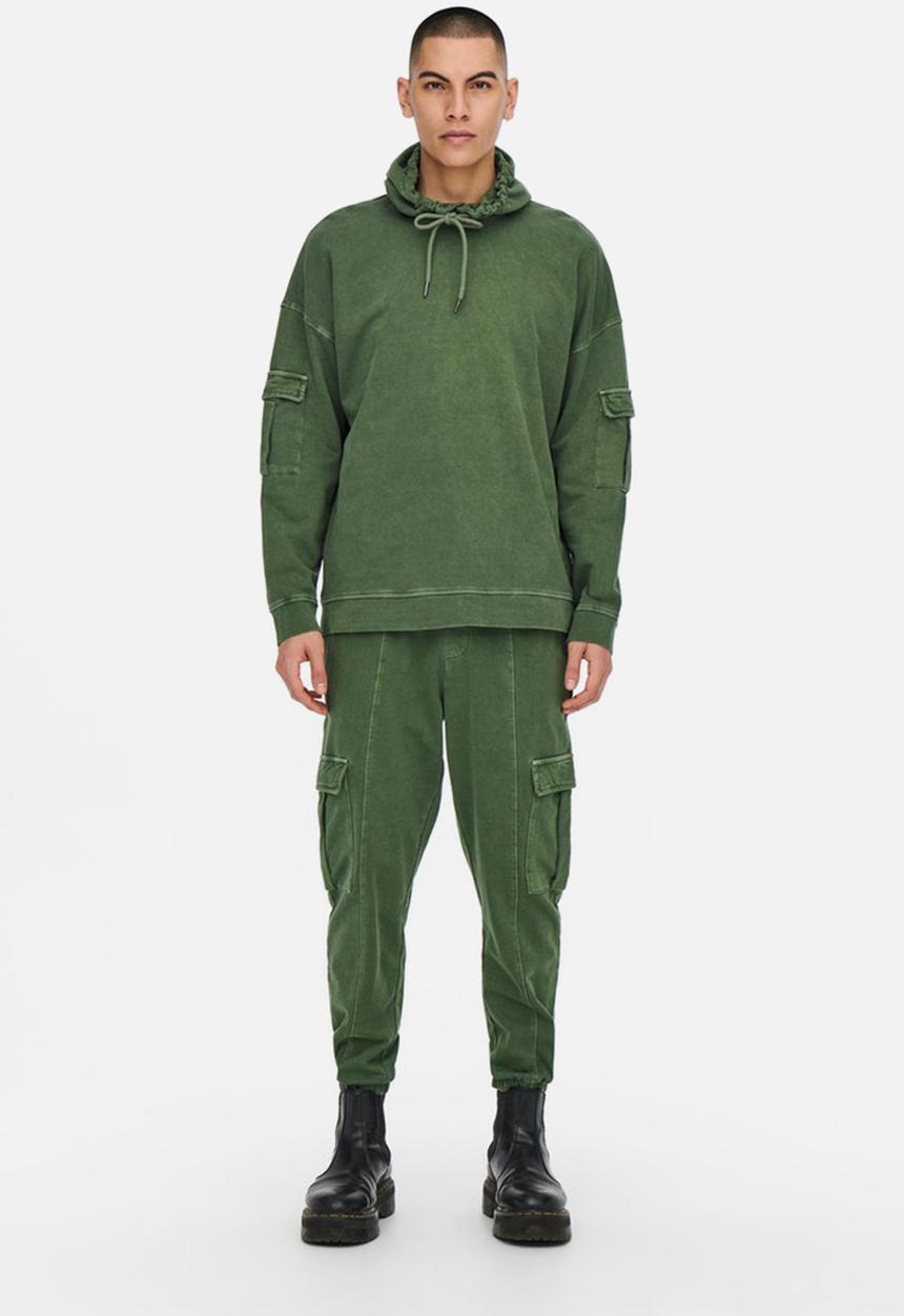 Only & Sons - Kolton hoodie - green
