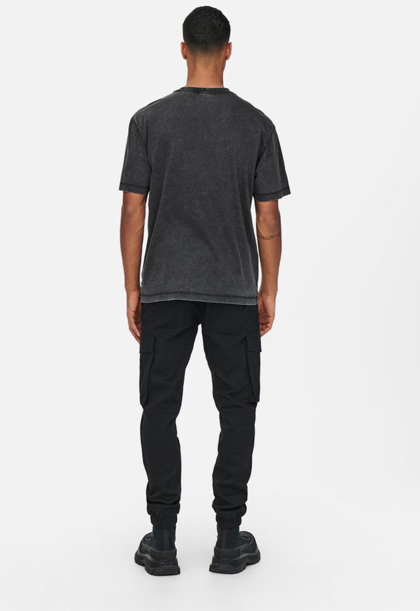 Only & Sons - Ledzeppelin rlx short sleeve tee - black