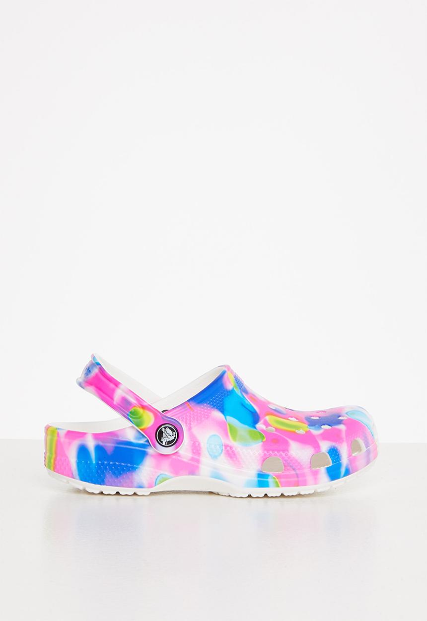 Crocs - Classic solarized cgk - pink & white