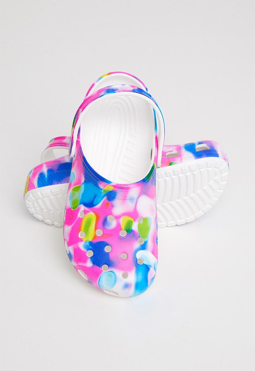 Crocs - Classic solarized cgk - pink & white