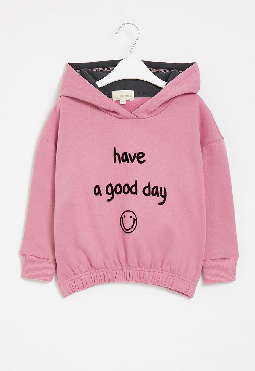 Superbalist Kids - Girls printed hoodie - pink