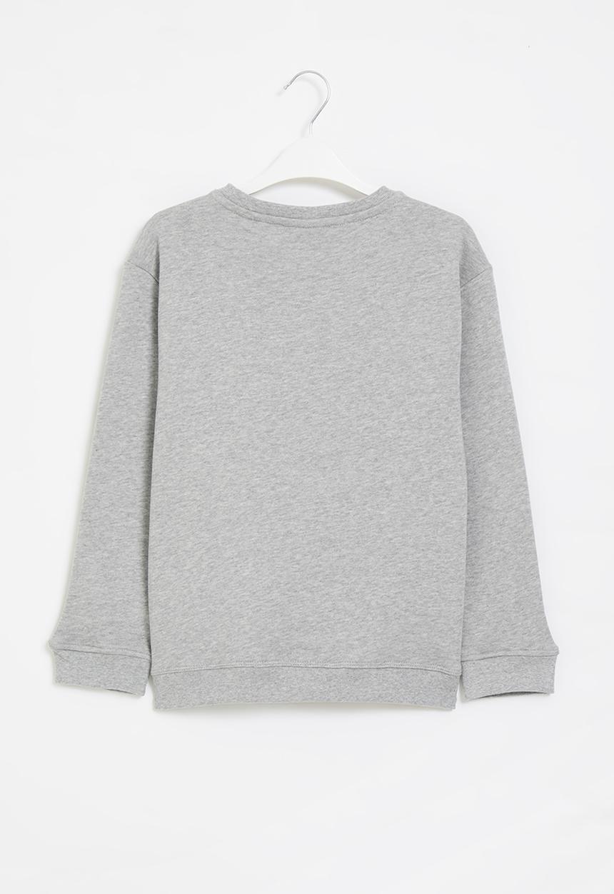 POLO - Boys classic crew neck sweater - grey