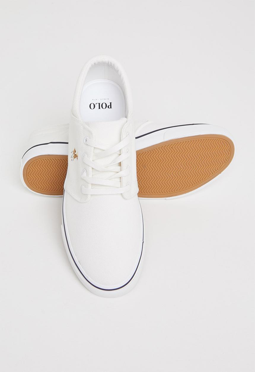 POLO - Classic canvas sneaker - white