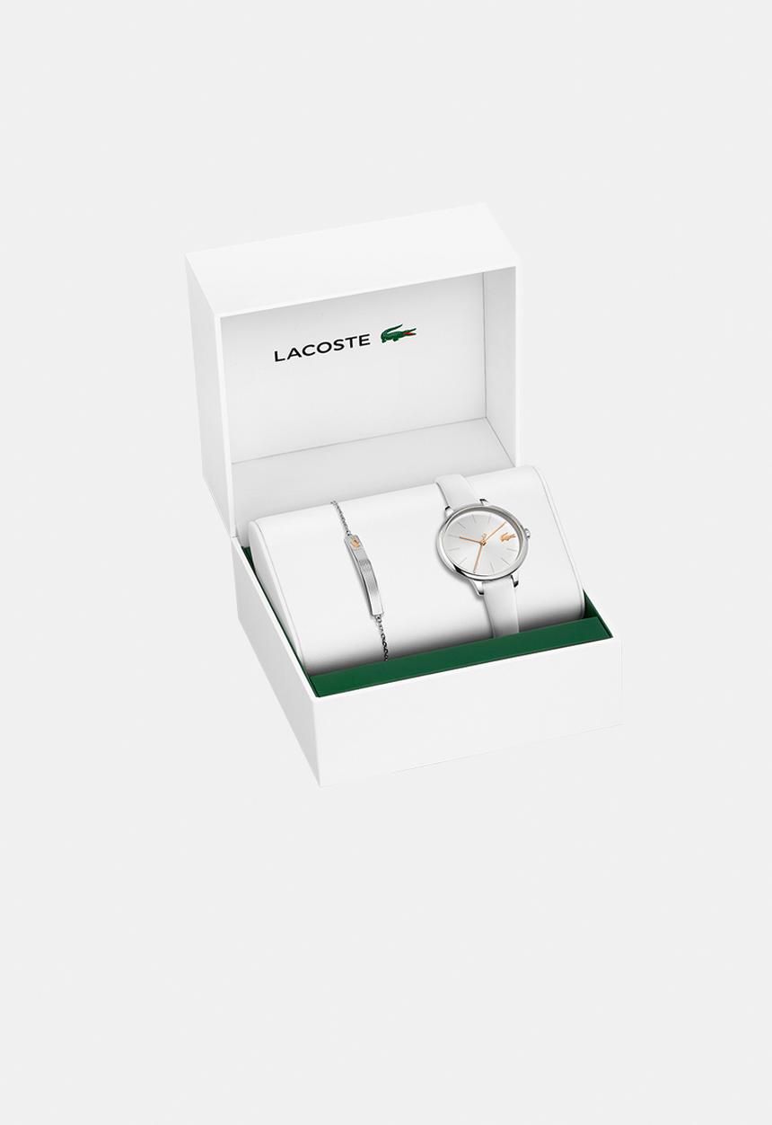 DNU-Lacoste - Cannes giftset - silver & white