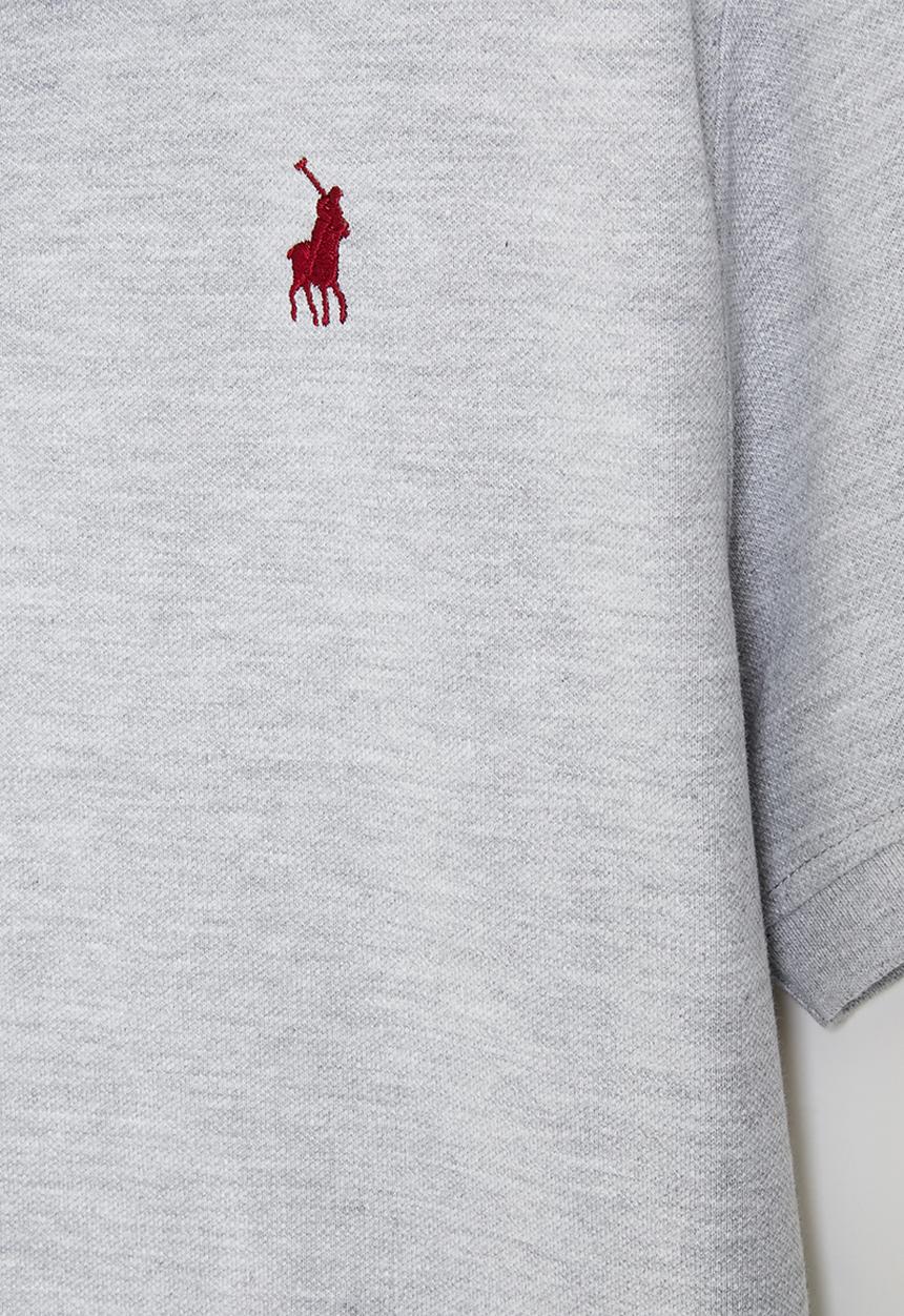 POLO - Boys classic short sleeve golfer - grey