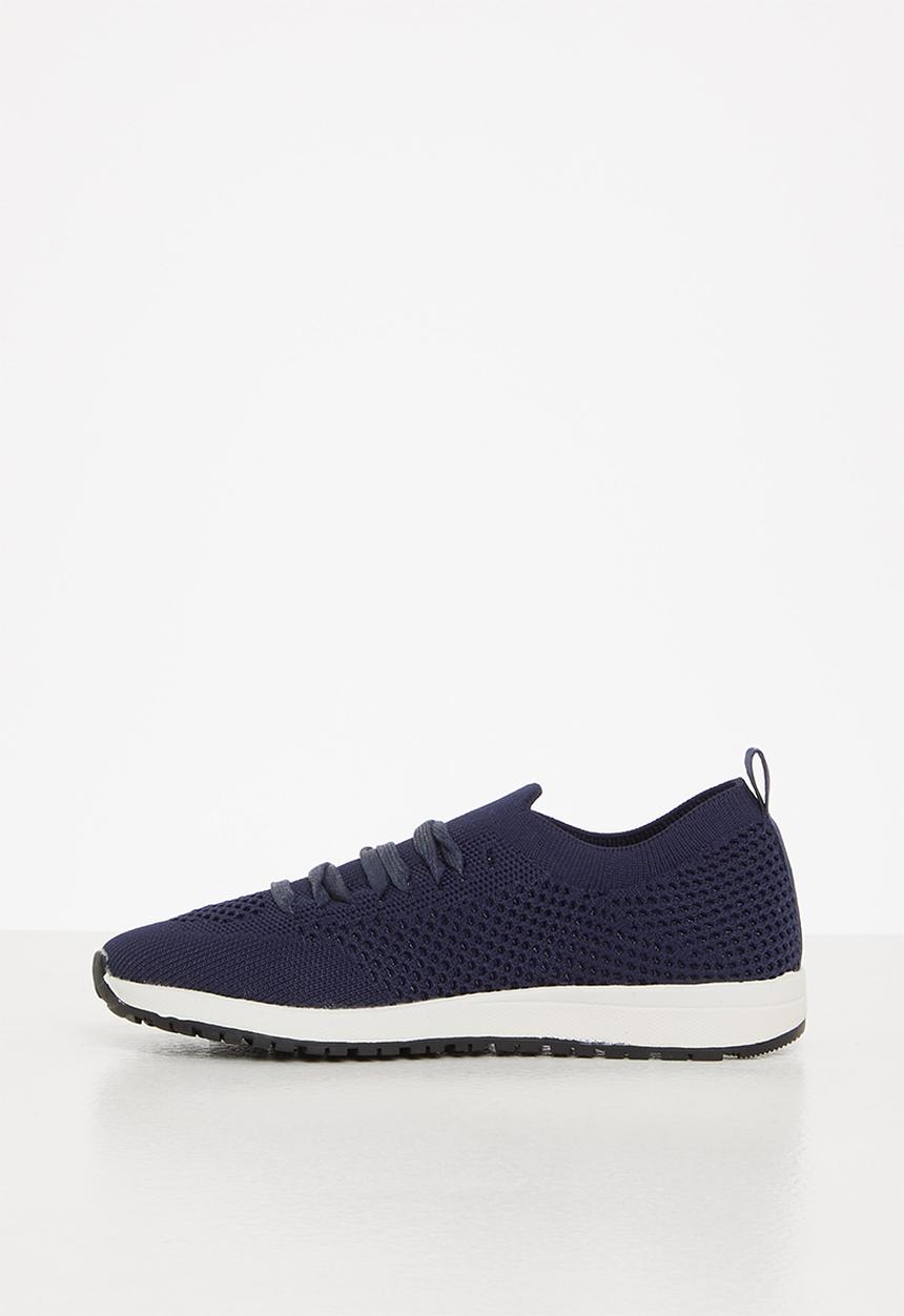POLO - Kids athleisure knit sneaker - navy
