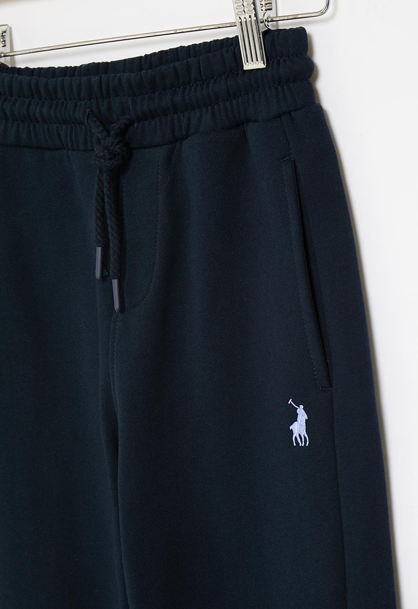 POLO - Boys cut & sew printed jogger - navy
