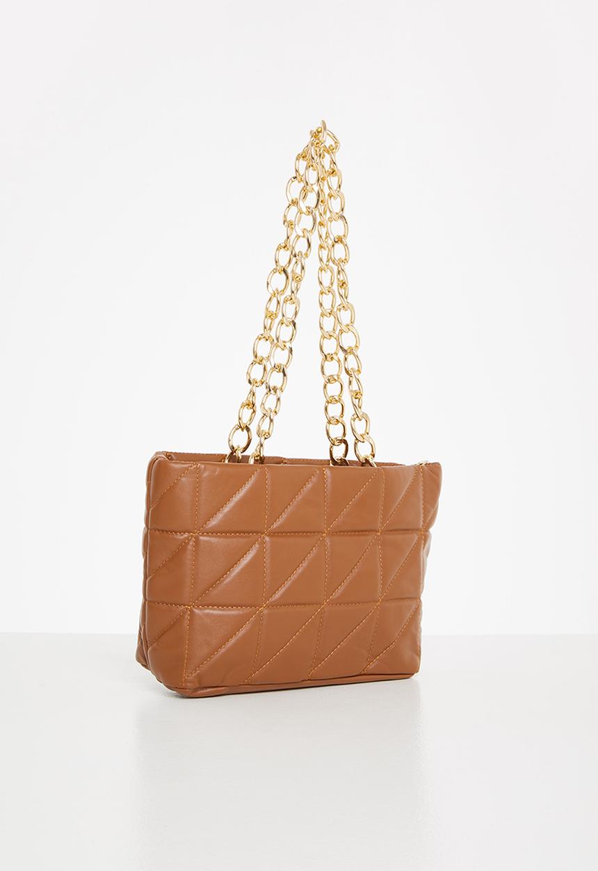 Superbalist - Quilted tote bag - tan