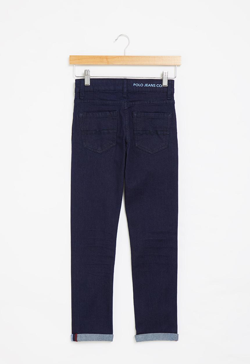 POLO - Boys pjc slim fit jean - dark wash