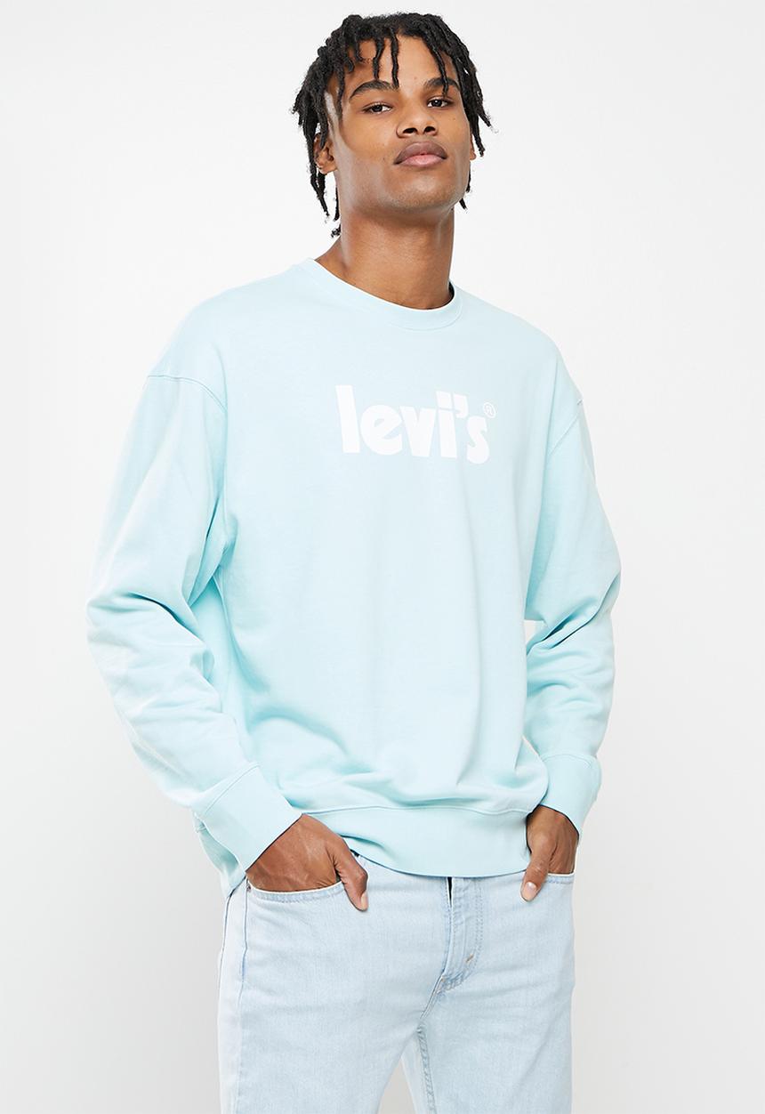 Levi’s® - T3 relaxed graphic crew - starlight blue