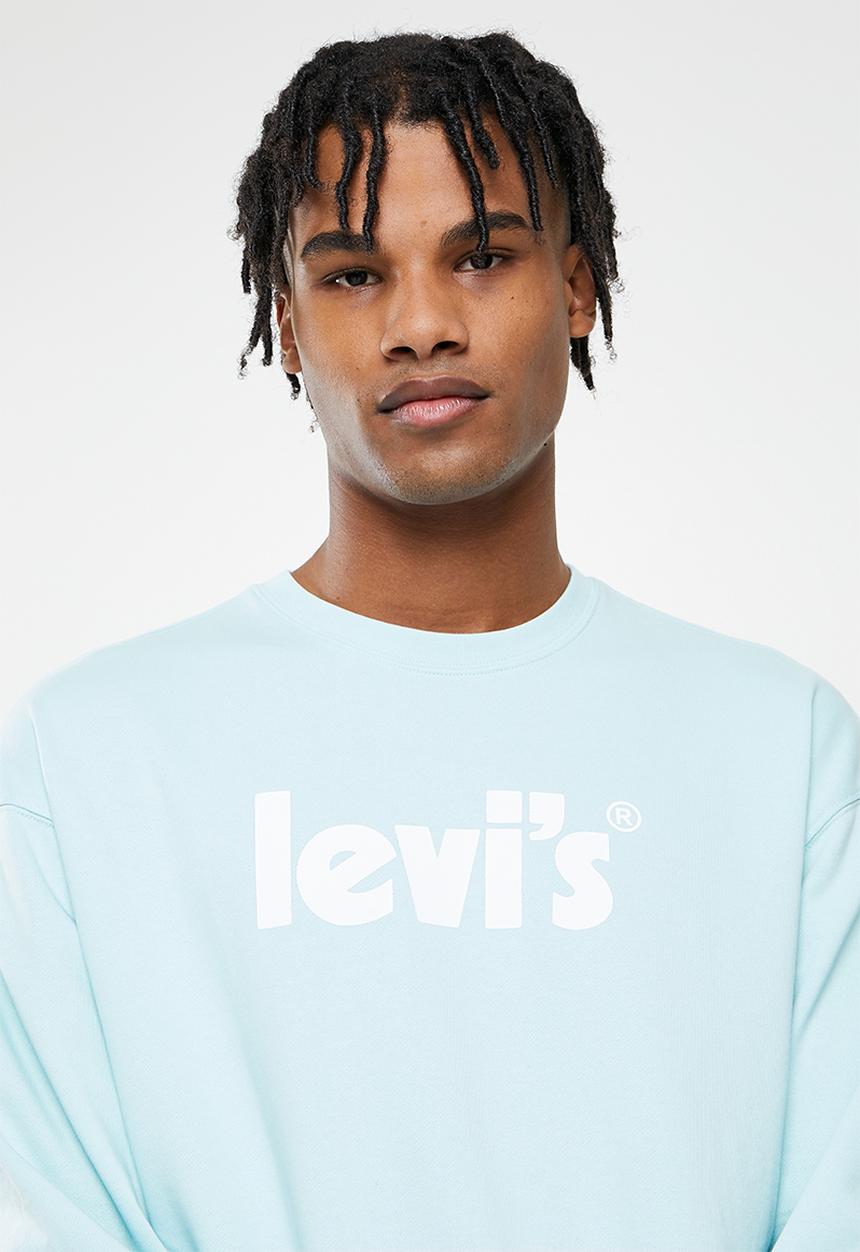 Levi’s® - T3 relaxed graphic crew - starlight blue