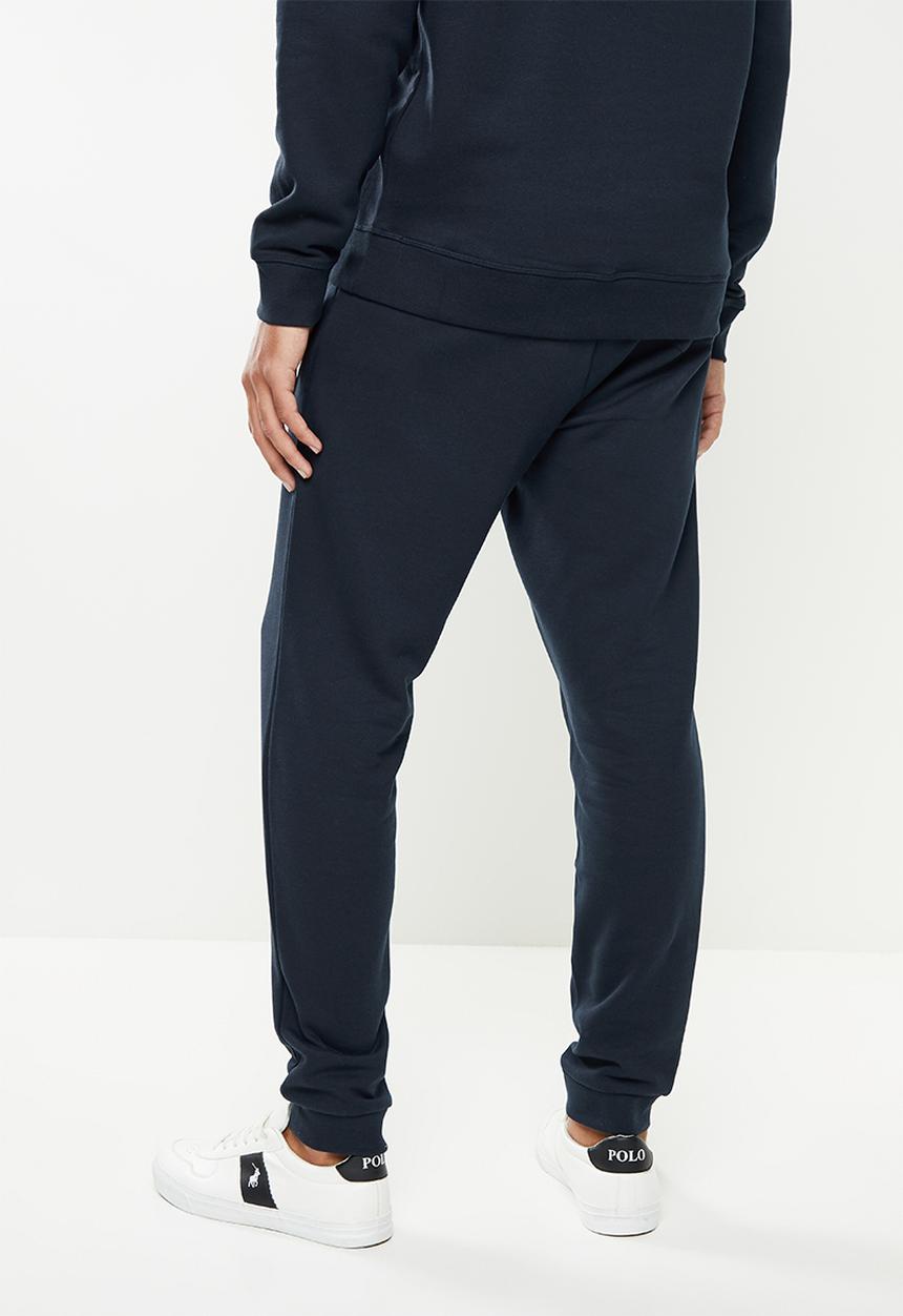 POLO - Men cuffed fleece jogger - navy