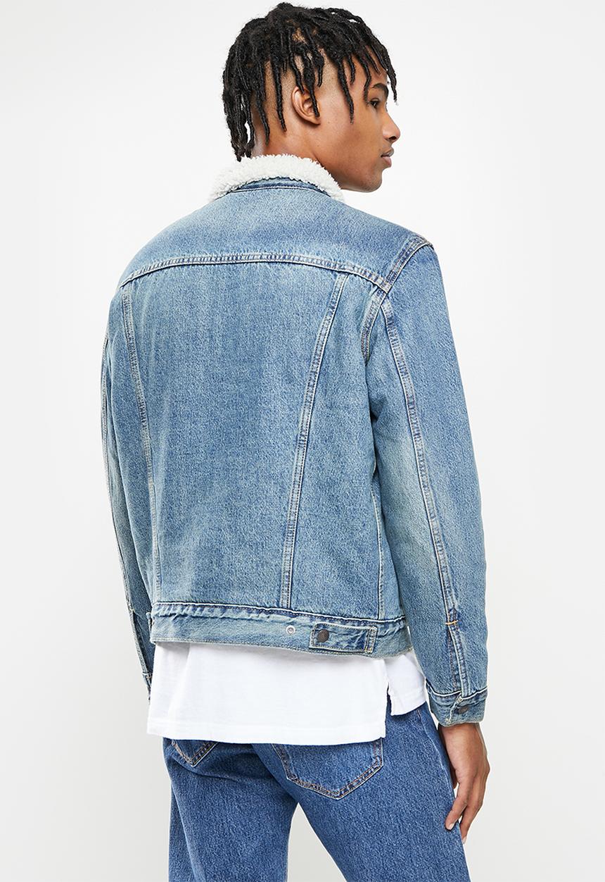Levi’s® - Type 3 sherpa trucker - blue