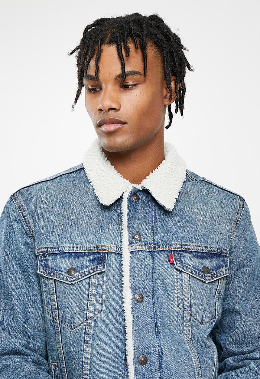 Levi’s® - Type 3 sherpa trucker - blue