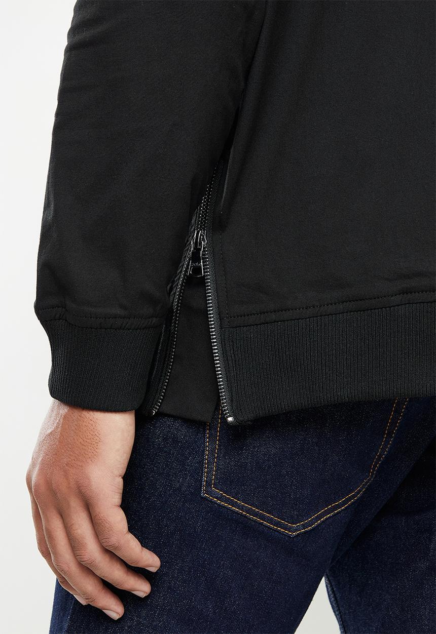 POLO - PJC LS Woven Sweatshirt - Black