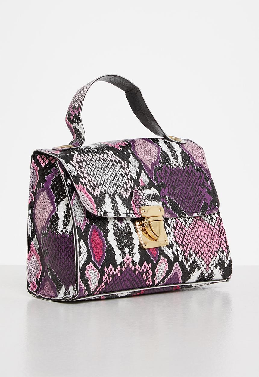 Superbalist - Snakeskin baguette bag - multi