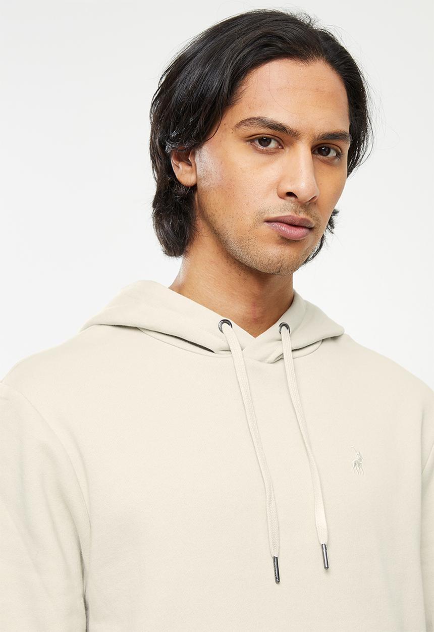 POLO - Hooded Fleece Sweatshirt - Ecru