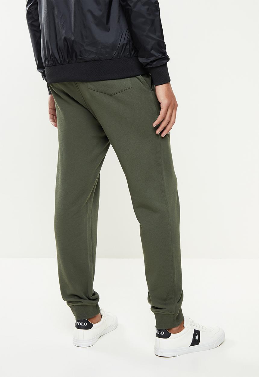 POLO - Men sport embossed jogger - fatigue