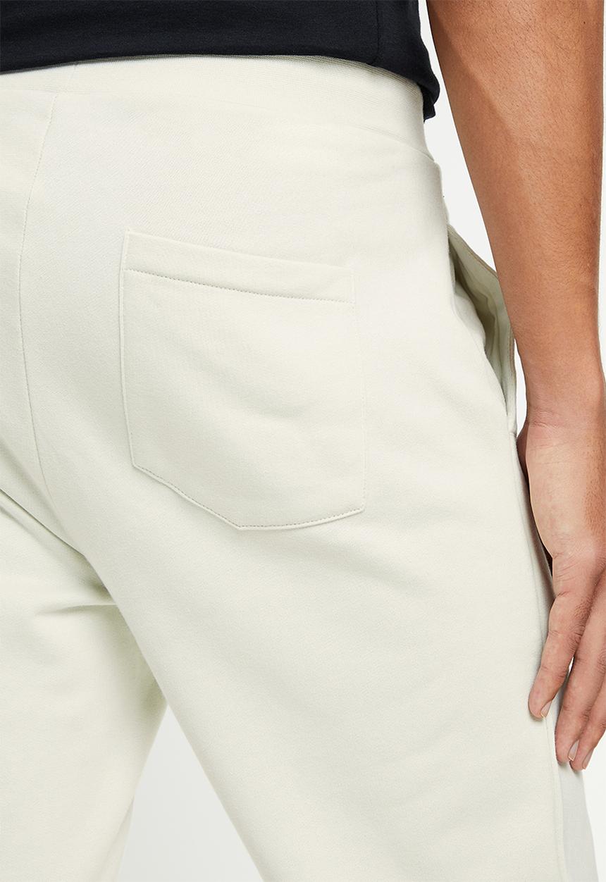 POLO - Men cuffed fleece jogger - ecru