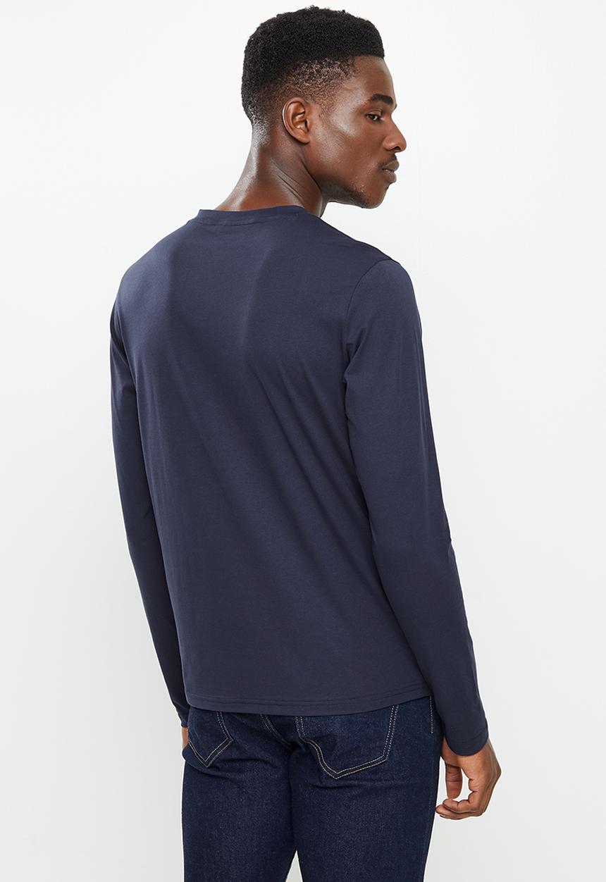 Pierre Cardin - PC V-Neck long sleeve Comfort Tee - Navy