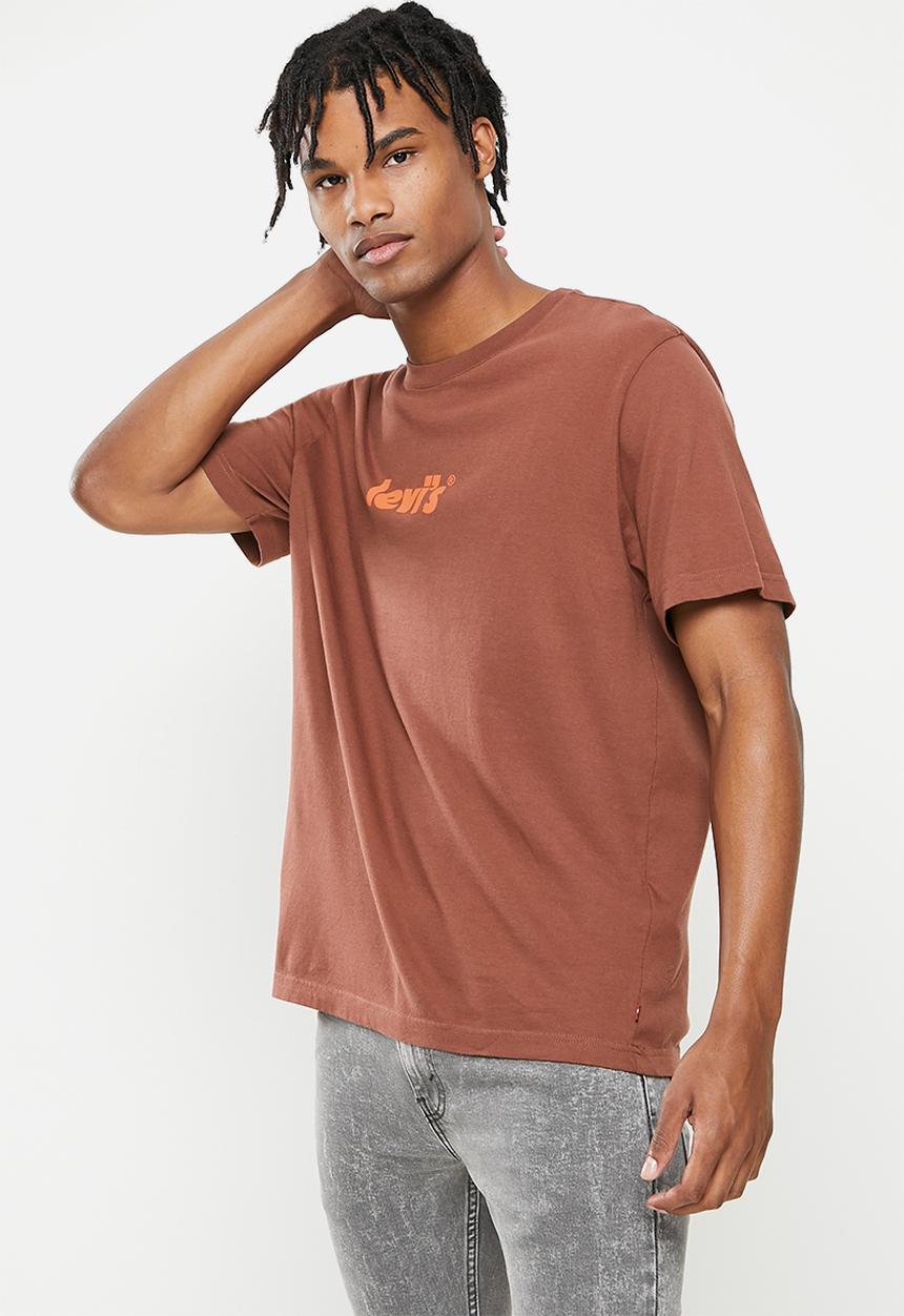 Levi’s® - Ss relaxed fit tee poster logo chest - cinnamon stick