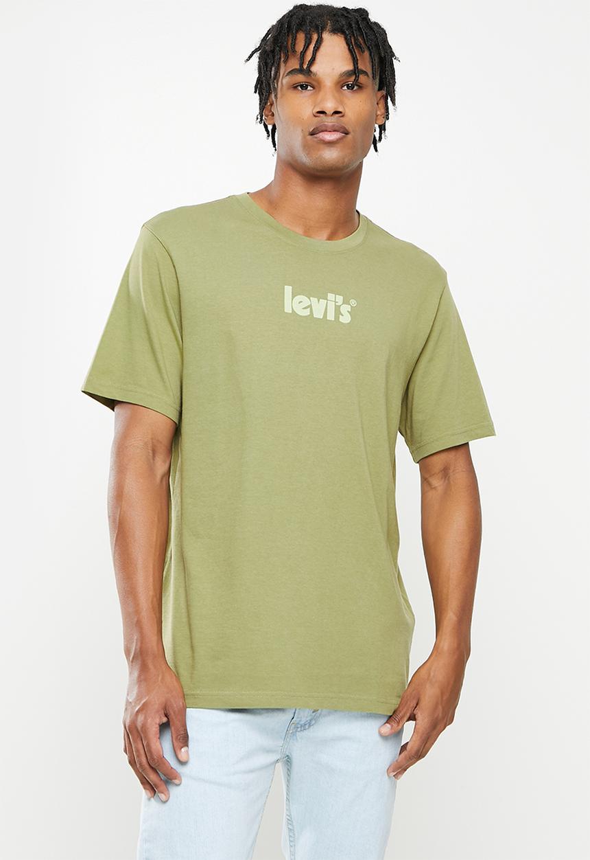 Levi’s® - Ss relaxed fit tee poster center - deep aloe