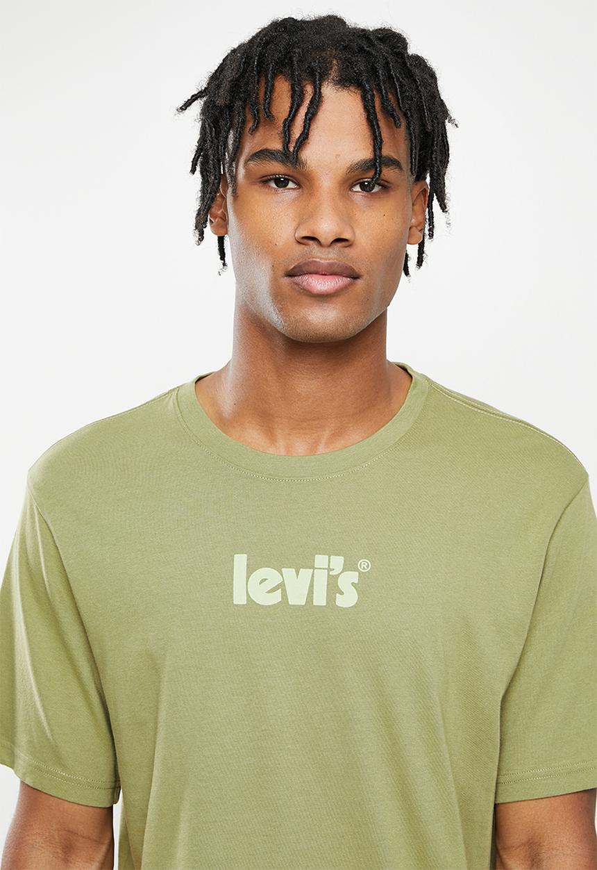 Levi’s® - Ss relaxed fit tee poster center - deep aloe