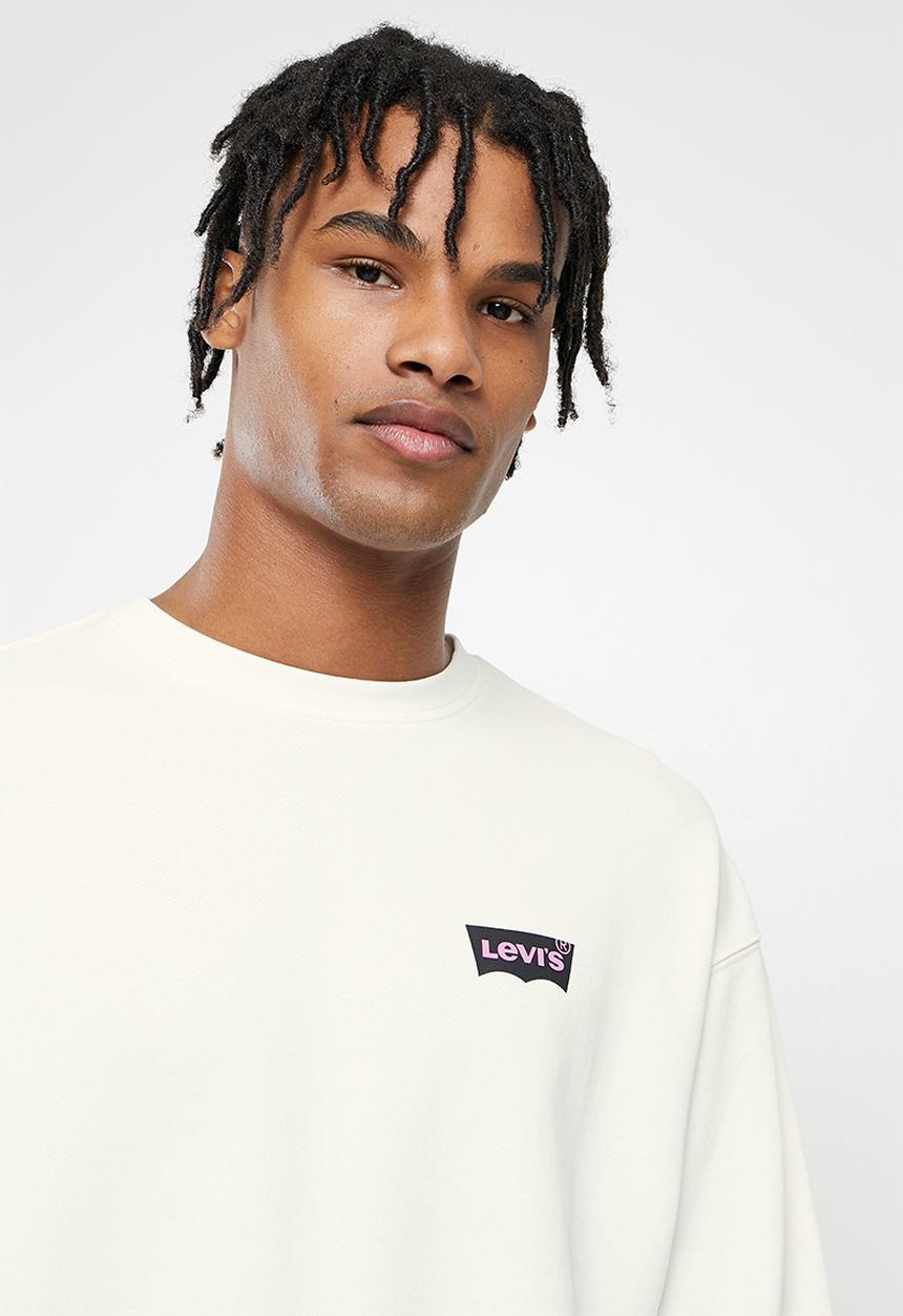 Levi’s® - T3 relaxed graphic crew - egret