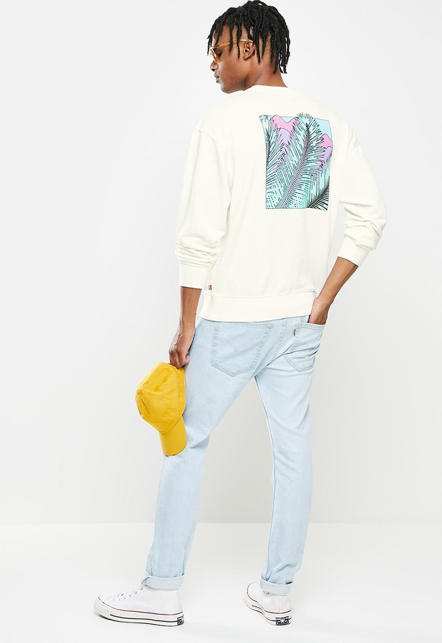 Levi’s® - T3 relaxed graphic crew - egret