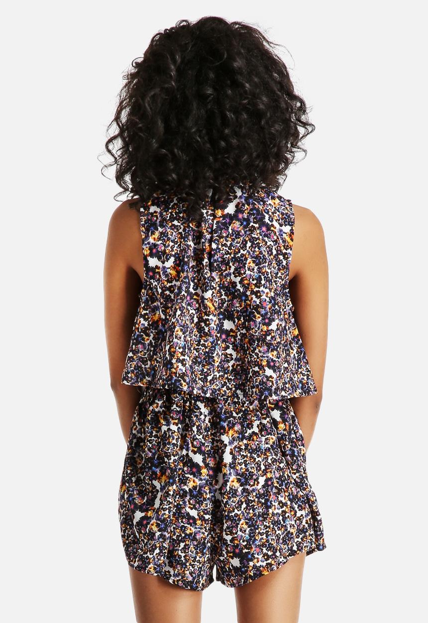 Neon Rose - Amber Freckle Crop Top