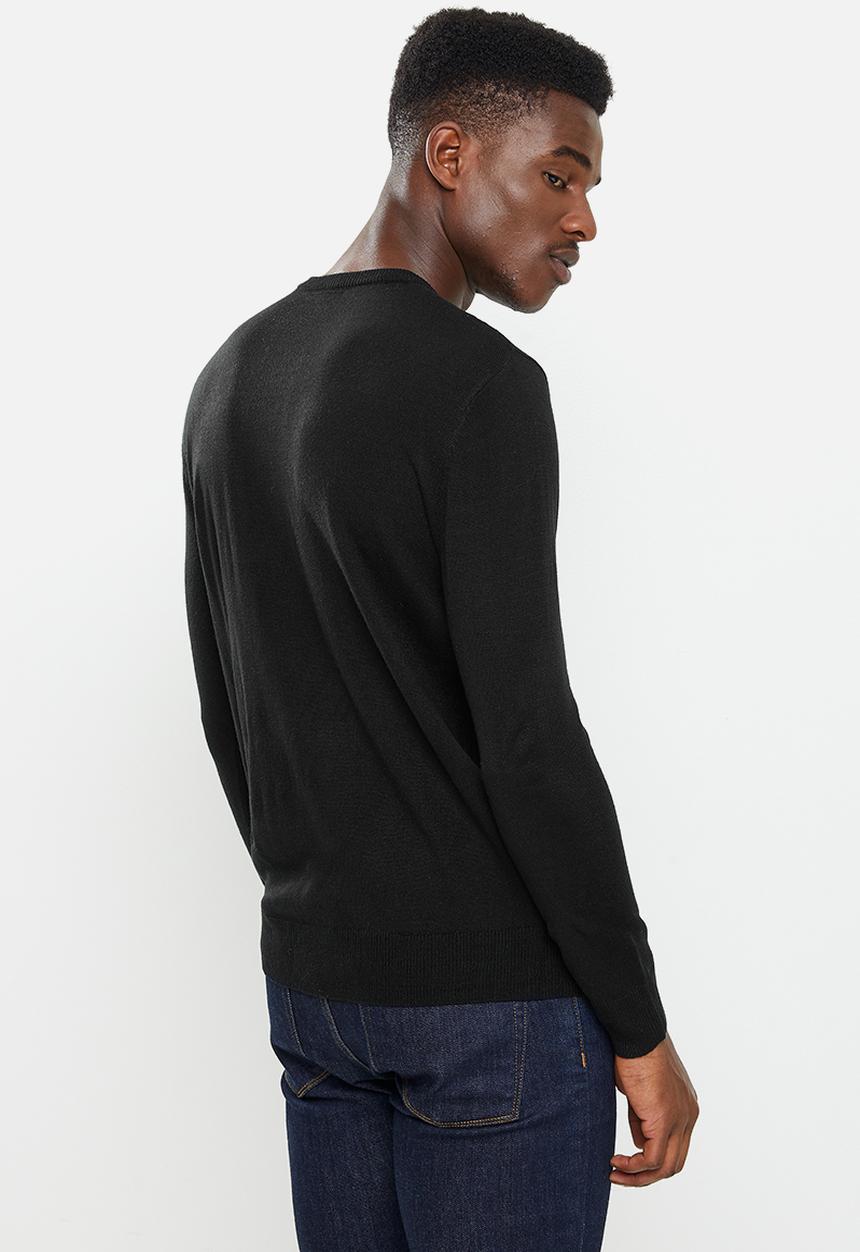Pierre Cardin - PC Classique Crew Knitwear - Black