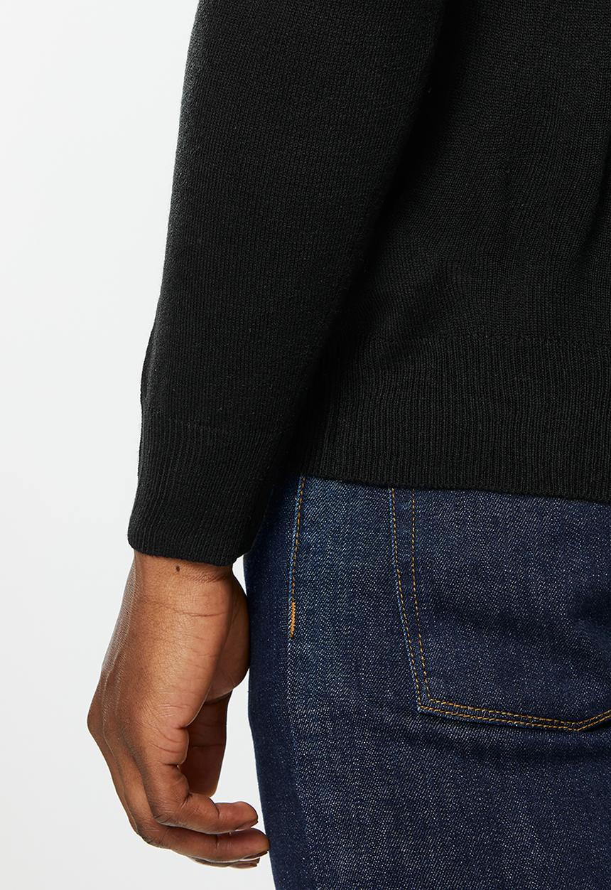 Pierre Cardin - PC Classique Crew Knitwear - Black