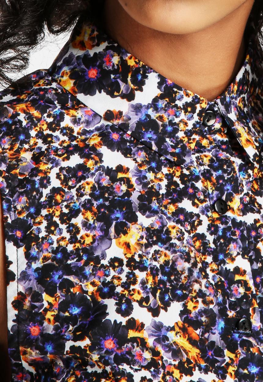Neon Rose - Amber Freckle Crop Top